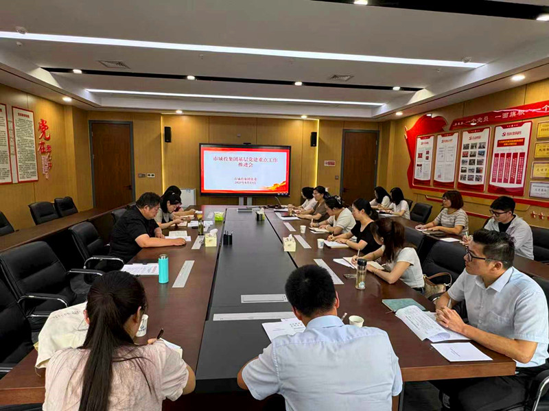 市城投集团召开基层党建重点工作推进会