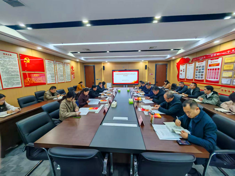 市城投集团召开11月党委理论学习中心组 学