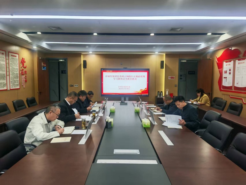 市城投集团党委举办树立和践行正确政绩观学